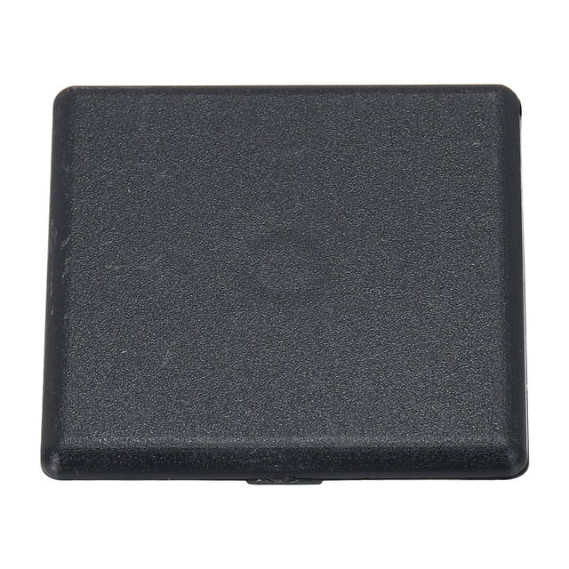 Standard Plastic Square Aluminum Extrusion End Caps Black 50x50mm 20pcs
