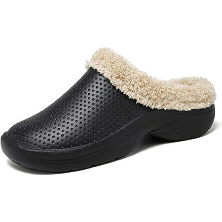 

CERYTHRINA Men s Women s Lined Clog Breathable Mesh Lining Indoor Outdoor Walking Garden Clogs Winter Slippers
