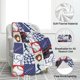 thumbnail image 4 of DALIHUA 95th Birthday Gifts for Women,Presents for Women Wife Mother Grandma Gifts, Birthday Ideal Gifts for Women Flannel Blanket Burgundy 50x60inches, 4 of 6