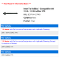 thumbnail image 2 of Inner Tie Rod End - Compatible with 2013 - 2019 Cadillac XTS 2014 2015 2016 2017 2018, 2 of 2