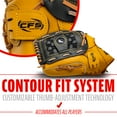 thumbnail image 5 of Franklin Sports Field Master Baseball + Softball Glove - Adult + Youth Mitt - 12.5" Lefty - Black/Tan, 5 of 7