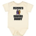 thumbnail image 3 of Inktastic Mommy Surfing Buddy Surfboard Boys or Girls Baby Bodysuit, 3 of 5
