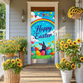 thumbnail image 7 of Colorful Easter Themed Banner with Rainbow Bunny and Eggs Party Decoration Backdrop Background for Easter Party Celebrations Photography Props Decorations Happy Easter Events, 7 of 7