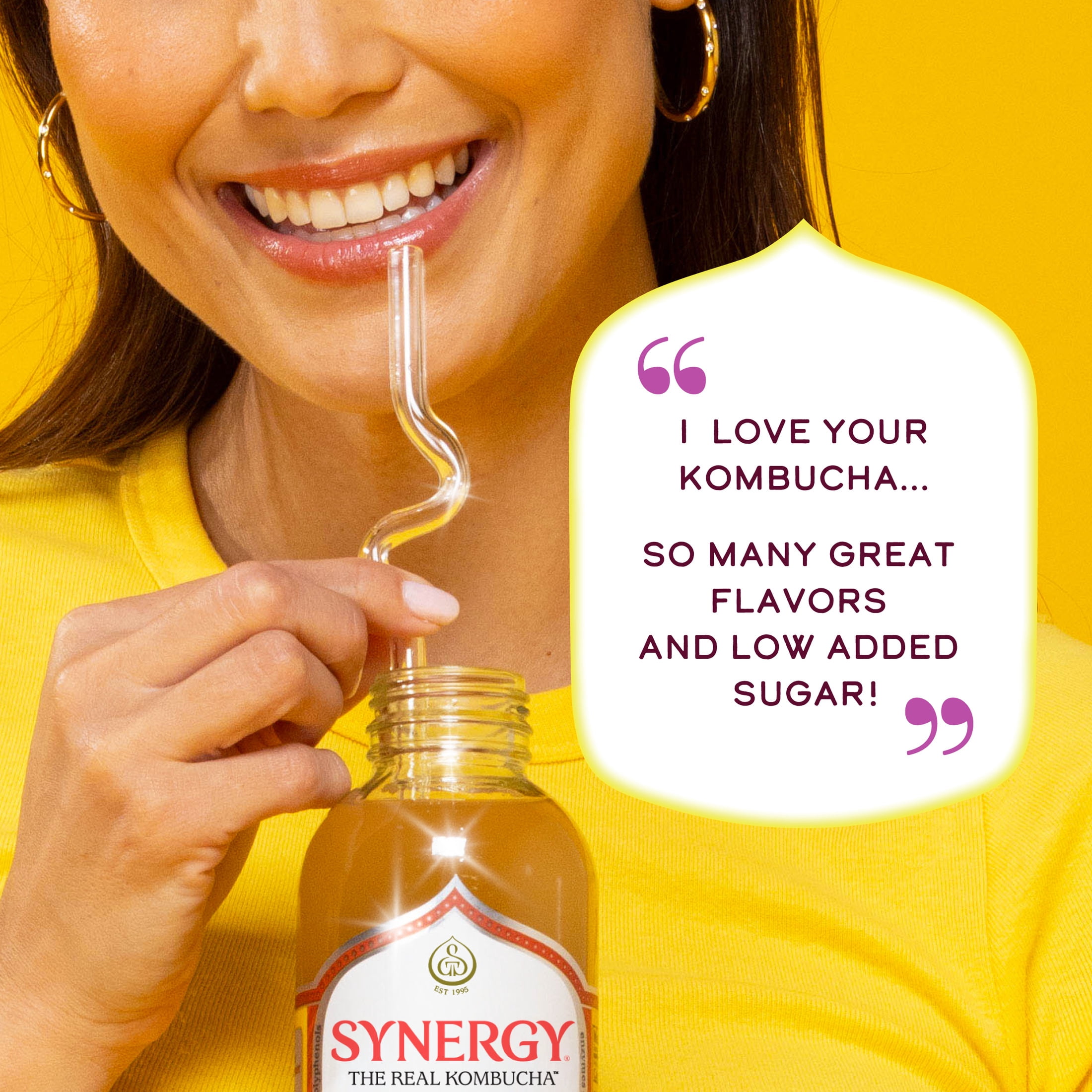 Synergy Honeycrisp Apple Kombucha 16 fl oz