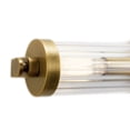 thumbnail image 2 of 45649NBR Kichler Lighting Azores - 4 Light Linear Bath Vanity In Industrial Style-4.5 Inches Tall and 25 Inches Wide-Natural Brass Finish, 2 of 2