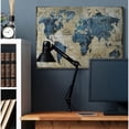 thumbnail image 2 of Stupell Industries Vintage Abstract World Map Design Super Canvas Wall Art by Art Licensing Studio, 2 of 6