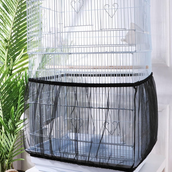 LULULION Parakeet Cage Cover Breathable Bird Cage Cover Assorted Color 2Pcs