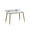 White, variant on Office Desks Roskilde Mid-Century Modern Wood Writing Desk with Hutch, Blue,Wooden Office Desks