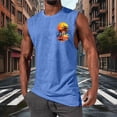 thumbnail image 3 of Pullover de Moda Casual para Hombres Cuello Redondo sin Mangas Suelto Primavera Y Verano, 3 of 5