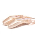 thumbnail image 3 of Nexete Professional Vanassa Pointe Shoes Dance Ballet Shoes with Ribbons &Toe Pads For Girls Women, 3 of 7