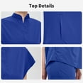 thumbnail image 2 of VIAOLI Women's Scrubs Set - Stretch Sleeveless Top & Pants for Nurse Uniform, 2 of 6