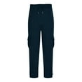 thumbnail image 5 of DPTALR George Men's Solid Fleece Heavyweight Cargo Pants Navy Big and Tall Men XXXL, 5 of 6