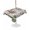 White Grey, variant on Outdoor Tablecloth with Umbrella Hole for Patio/Picnic/Party/Camping, Spring Forest Animals Waterproof Table Cloth Rectangle Table Cover Washable, Floral Botanical Trees Linen (60"x 120")
