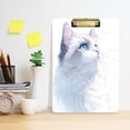 thumbnail image 5 of Acrylic Writing Board Silver 12.5*9 Inch Clipboards Transparent Acrylic Material Suitable For Office Classroom Teachers Fashion Bloggers Stationery Enthusiasts Lions on Green Grassland, 5 of 9