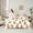 Brown White, variant on Homewish Cartoon Capybara 7pcs Bedding Comforter Set For Children Teens,Strawberry Donuts Dessert Queen Bedding Sets Super Cozy,Cute Stars Print Queen Sheet Sets,Breathable Home Decor,Reversible