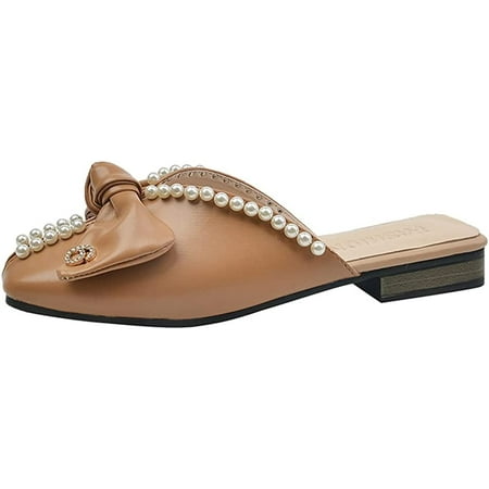 

CoCopeaunts Womens Open Toe Slides Leopard Print Slip on Flat Sandals Casual Mules Summer Outdoor Slippers