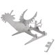 thumbnail image 2 of Chicken Holder, Stainless Steel Practical Chicken Stand  For Oven And Grill For Gas Grill Anggrek Beer Can Stand, 2 of 8