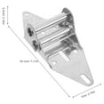 thumbnail image 2 of HOMEMAXS Garage Door Hinge Garage Door Bracket Hinge Garage Door Upper Bracket Accessory, 2 of 8