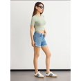 thumbnail image 3 of Crew Neck Basic Crop top, 3 of 5