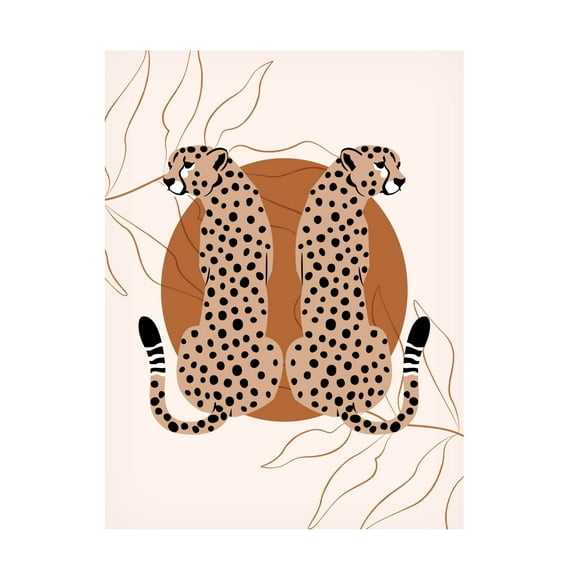 Trademark Fine Art Beth Cai Cheetah Canvas Wall Art
