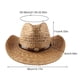 thumbnail image 5 of Sonducket Sombrero de sol tejido, gorras de playa con visera rizadora transpirable, gorras de verano de moda de Color sólido para exteriores, Sombreros, 5 of 6