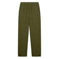 thumbnail image 6 of Aoiroe Women's Summer Loose Yoga Pants,Baggy Sweatpants Loose Fit Wide Leg Capri Relax Fit Trouser Summer Beach Vacation Clothes Casual Cotton Linen Pants Work Pants Green XL, 6 of 9