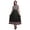Black2, variant on Bimba Teal Blue Paisley Anarkali Dress For Women Indian Ethnic Printed Kurti Long Kurta Party Dress XXX-Large