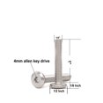 thumbnail image 1 of binifiMux 20pcs 1/4-20 x 1 Inch Rivet Countersunk Socket Cap Bolts Screws Connecting 304 Stainless Steel, 1 of 4