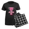 thumbnail image 5 of CafePress - World's Best Girlfriend Women's Dark Pajamas - Women's Short Sleeve Print T-Shirt and Pants Dark Cotton Pajama Set, 5 of 7