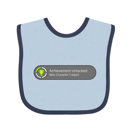 

Inktastic Achievement Unlocked: New Character Created Gift Baby Boy or Baby Girl Bib