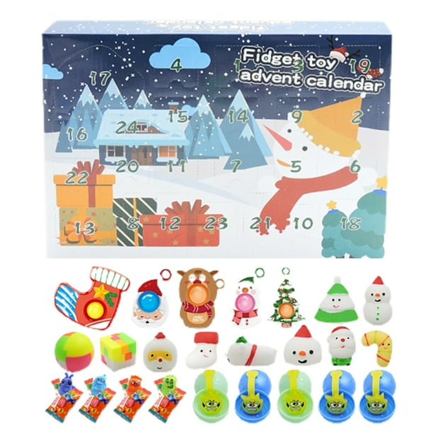 Calendario De Cuenta Regresiva De Adviento De Navidad 2021 Juegos De Juguetes Sensoriales Regalos Sorpresa Para Fiesta 24 Uds. Advancent HA043221-02