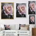thumbnail image 4 of Designart "Pink Elegant Roses" Floral Roses Canvas Art Print, 4 of 5