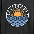 thumbnail image 3 of Instant Message - California Sun Waves - Women's Lightweight French Terry Long Sleeve Shirt, 3 of 6