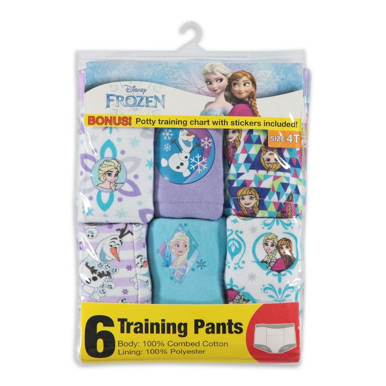 Frozen 2 Toddler Girls' Training Pants, 6 Pack 
