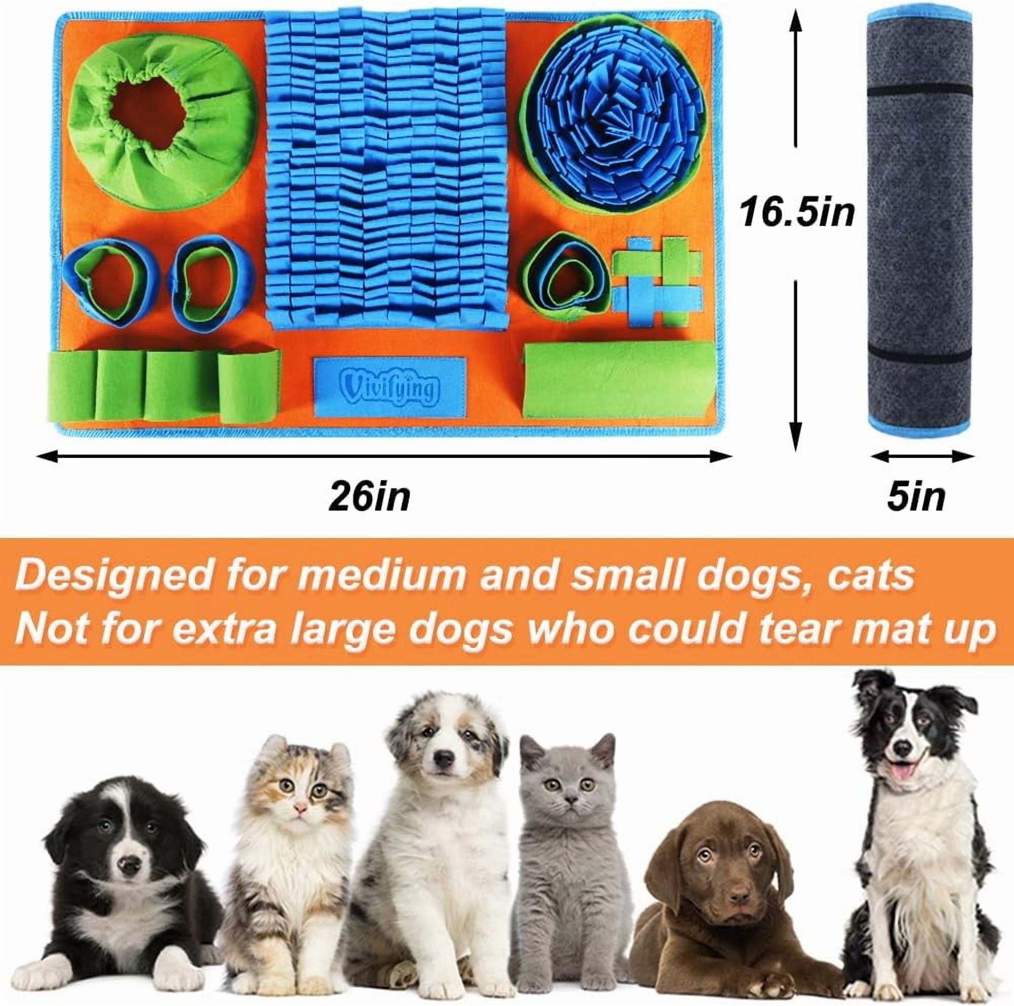 General Snuffle Mat for Dogs, Interactive Dog Puzzle Toy for Boredom and Mental Stimulation, Enrichment Feeding Game Sniff Mat Helps Slow Eating and Keep Busy