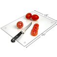 thumbnail image 2 of Tempered Glass Cutting Board - Long Lasting Clear Glass - Scratch Resistant, Heat Resistant, Shatter Resistant, Dishwasher Safe. (XXLarge 18x24"), 2 of 2