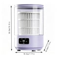 thumbnail image 3 of Gumesh Portable Mini Washing Machine, White, 4L Capacity, Digital Touch Control, Compact Design for Underwear and Delicates, USB Powered, 3 of 6