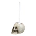 thumbnail image 4 of Macabre Grinning Skull Cranium Toilet Brush & Base Holder Bathroom 2 Piece Set, 4 of 10