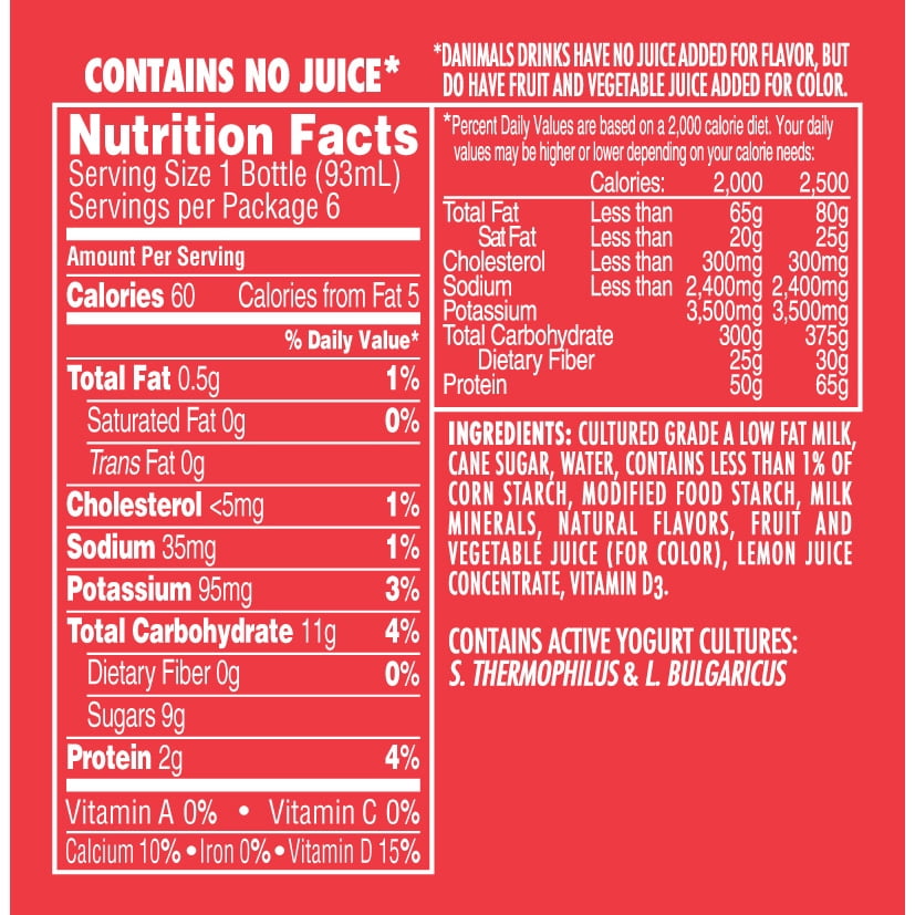 Danimals Smoothie Nutrition Facts Blog Dandk Danimals Smoothie Nutrition Facts Blog Dandk