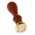 thumbnail image 1 of GUOOL 1x Letter Stamp Seal Sealing Wooden Handle for Envelope as described, 1 of 9