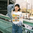 thumbnail image 2 of Plus Size Tops for Women Cute Butterfly Graphic Tee Funny Colorful Print Casual Nature Shirt Small-3X-Large, 2 of 9