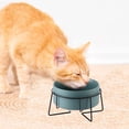 thumbnail image 4 of Elevated Cat Bowls for Indoor Cats - Food Bowl & Holder for Cats Dogs Raised Metal Wire Stand, 4 of 5