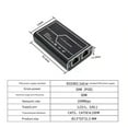 thumbnail image 4 of 2X Gigabit POE Extender 2 Port 1000M Network Switch Repeater 30W IEEE802.3Af/At Plug&Play for PoE Switch NVR IP Camera, 4 of 5