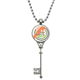 thumbnail image 1 of Deporte de invierno skate boarding atletas ilustración Colgante Collar Vintage Llavero Plata Joyas Unbranded M, 1 of 3
