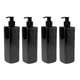 thumbnail image 1 of Paquete de 2 botellas de plástico recargables de 500 ml ideales para dispensar lociones, jabón , champús, aceites de masaje y más, 1 of 8