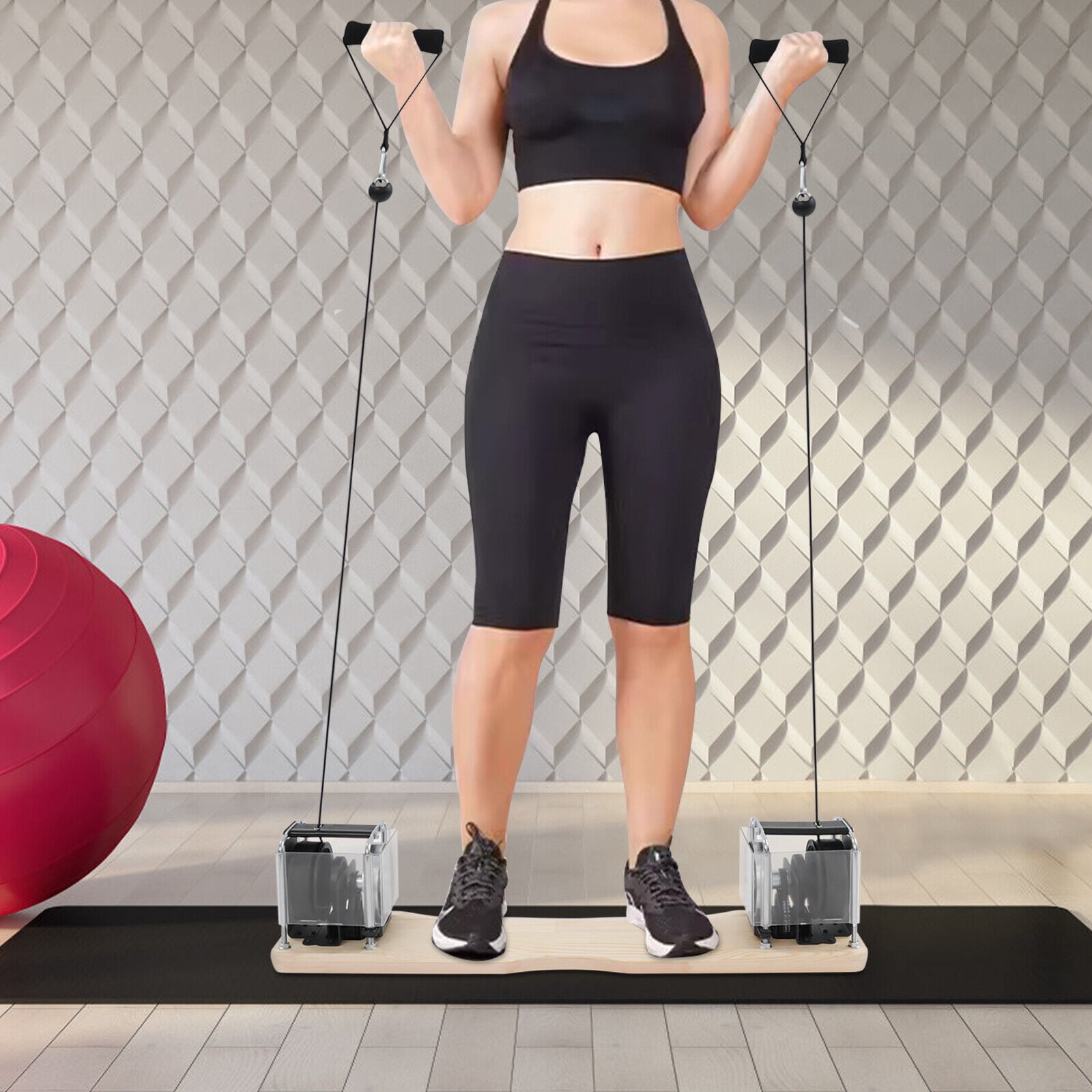 Strength Training Equipment for Home Gym 7-17kg Portable Gym & Home Exercise Equipment Anti-Slip Long Pole Free Standing Strength Training Tool