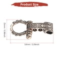thumbnail image 3 of Hebilla de Pulsera de Paracord Uxcell [5PCS] - Gancho de Metal Ajustable para Pulseras Cinturón [Oro Antiguo-Cabeza Redonda], 3 of 6