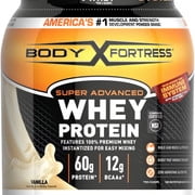 Body Fortress Super Advanced Whey Protein Powder, Vanilla, 1.74 lb