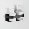 thumbnail image 1 of Organizador de baño, estante de ducha adhesivo negro mate, estante de baño a prueba de herrumbre, estante de cesta de acero inoxidable para cocina, 423g, 1 of 5