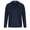 Navy, variant on Wyobmus Men's Hooded Sweatshirts Casual Solid Button Drawstring Pullover Long Sleeve Ventilate Hooded Blouse Black